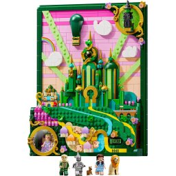 Jucarie LEGO Wicked 75685, Tablou Emerald City, 1518 piese, 18+ ani