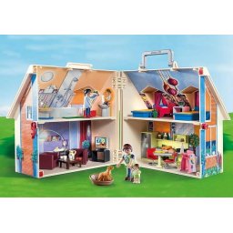 Playmobil Casa de papusi 70985, portabila, Multicolor