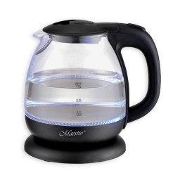 Fierbator de apa Maestro MR-055, capacitate 1 L, 1100 W, Negru/Transparent