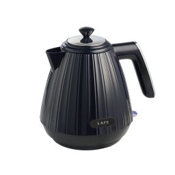 Fierbator electric LAFE Modern Pro, 1.7 l, 2200 W, Controler STRIX, Baza pivotanta, Oprire automata (Negru)