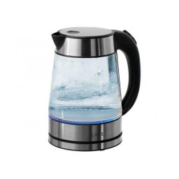 Fierbator de apa din sticla Lafe Essential 1,7 l, 2200 W, Argintiu