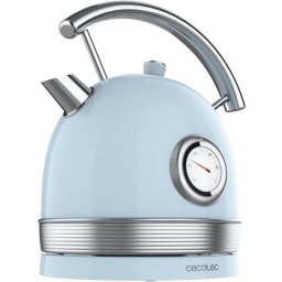 Fierbator de apa Vintage Cecotec Thermosense 420, 1.8 l, 2200 W, Albastru Deschis