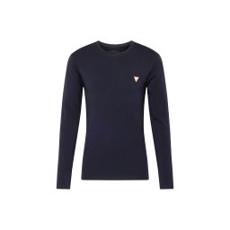 GUESS Tricou albastru noapte / roșu / alb