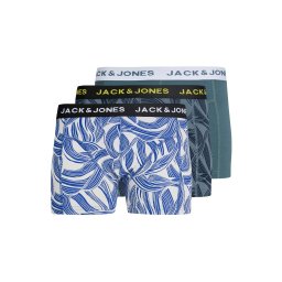 JACK & JONES Boxeri 'JACSWIRLS' albastru / gri / verde / alb