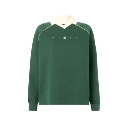 Nike Sportswear Bluză de molton 'PHNX FLC' verde pin / alb lână