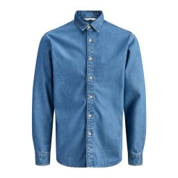 JACK & JONES Cămașă 'JJEStanley' albastru denim