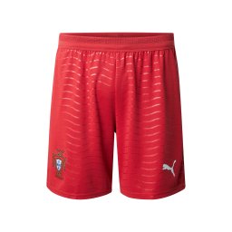 PUMA Pantaloni sport 'Portugal 2026' bej închis / roși aprins / alb