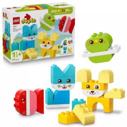 LEGO® DUPLO® Creativ și drăguț, 3 în 1 animale de companie 10477