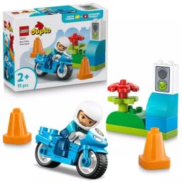 LEGO® DUPLO® Motocicletă albastră de poliție 10471