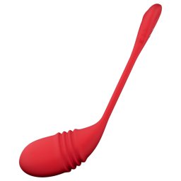 Lovense - Ou vibrator inteligent cu funcție de împingere - roșu