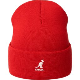 Kangol, caciula barbati 2-way text, Rosu mat