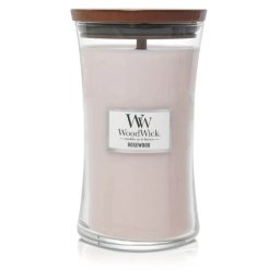 WoodWick Large Hourglass Candles Scented Candle Rosewood 609,5 g