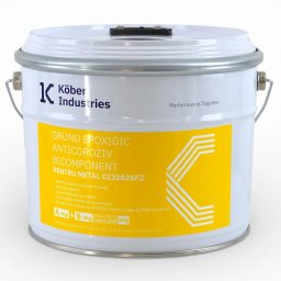 Grund epoxidic, Kober Industries, GI3282SFZD, pentru metal, anticoroziv, Gri 6 kg,