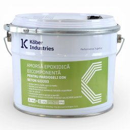 Amorsa epoxidica, Kober Industries, GI3203D, pentru beton, Incolor 5 kg,