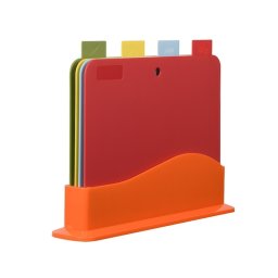 Set 4 tocatoare, antiderapante 4 culori pentru pentru alimente, rezistente la masina de spalat vase, Plastic, Gonga® Multicolor