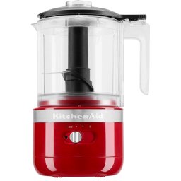 Mini tocator 5KFCB519EER, 1.18 l, 240 W, 2 trepte viteza, Rosu