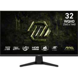 Monitor LED MAG 325QF E18V, 31.5 inch, 2560 x 1440 pixeli, 0.5 ms, Negru