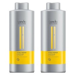 Set 2 x Balsam de Par Londa Professional Care Visible Repair pentru Par Degradat, 1000 ml