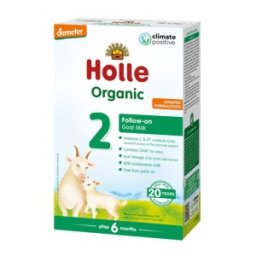 Set 2 x Lapte Praf Eco de Capra Formula 2, de la 6 Luni, Holle Baby, 400 g