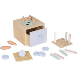 eliNeli Educational Box 3 in 1 set de jucării din lemn 1 buc