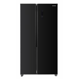 Side by side HSBS-HM442NFGBKE++,442 l, 287 kWh, No Frost, Negru