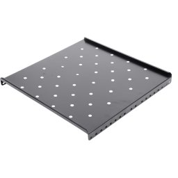 RAFT FIX SPACER 1U pentru rack 19", adancime 650mm, pt. cabinet de 1000mm, sarcina maxima 60Kg, vopsea antistatic, otel 1.2mm, black, "SPSF-1U650-BK-03