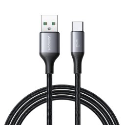 S-A28 Flash Series 3A USB-A - USB-C cable 2m - black