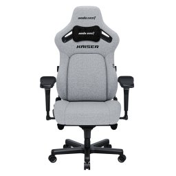 Scaun Gaming Kaiser 4 L din material textil gri