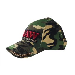 Raw Sapca cu Poker Camo Green Baseball si Buzunar Unisex