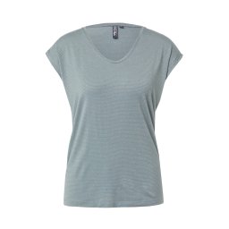 PIECES Tricou 'Billo' gri fumuriu / argintiu