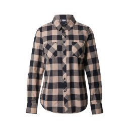 Urban Classics Bluză bej închis / gri închis / negru