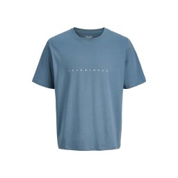 JACK & JONES Tricou 'JJEStar' safir / alb
