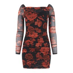 GUESS Rochie roșu cireș / roşu închis / negru