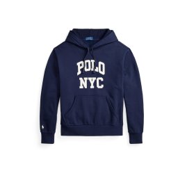 Polo Ralph Lauren Bluză de molton bleumarin / alb