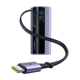 Baterie externa EnerGeek GR11, Cablu USB-C Retractabil, 20000mAh, 145W Grey