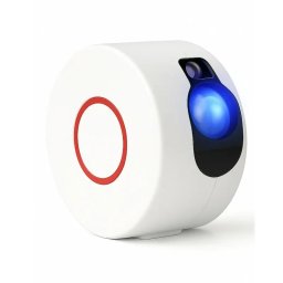 Proiector Cer cu stele, 3 moduri de iluminare și 8 moduri muzicale, telecomanda, Gonga® Alb