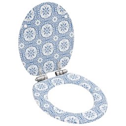 Capac WC cu închidere silentioasa, MDF, design portelan GartenMobel Dekor