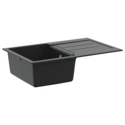 Chiuveta Negru 780 x 500 mm 80% Quartz si 20% Rasina GartenMobel Dekor