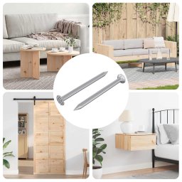 Cuie pentru Lemn 2 pcs GartenMobel Dekor