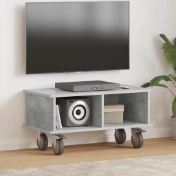 Support TV Gri din beton 68,5 x 35 x 35 cm Lemn compozit GartenMobel Dekor