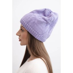 Căciulă de iarnă pentru femei Kesi cu urechi, violet