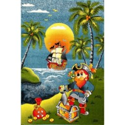 Covor pentru Copii, Kolibri Pirate, 11059, 120x170 cm, 2300 gr/mp