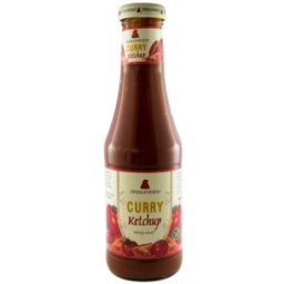 Ketchup Bio Curry, din Piure de Rosii, 500 ml Zwergenwiese