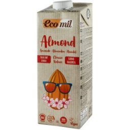 Bautura Vegetala BIO din Migdale, fara Zahar, 1 l, Ecomil