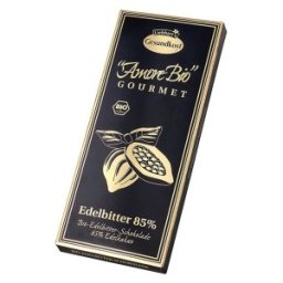 Set 2 x Ciocolata Neagra, 85% Cacao, 100 g, Liebhart's Amore Bio