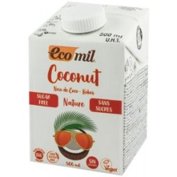 Set 3 x Bautura Vegetala BIO de Cocos, 500 ml, Ecomil