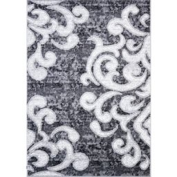 Covor Cappuccino Ramuri Gri, Dreptunghiular, 100 cm x 200 cm, 16028