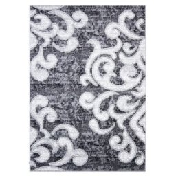 Covor Dreptunghiular, 120 cm x 170 cm, Gri, Model Cappuccino Ramuri