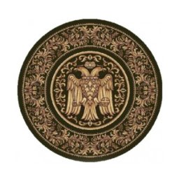 Covor Bisericesc Rotund, 200 x 200 cm, Verde, Lotos 15032/310