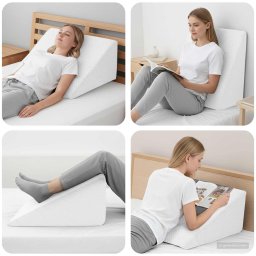 Pillow pentru Picioare Simplu Alb GartenMobel Dekor